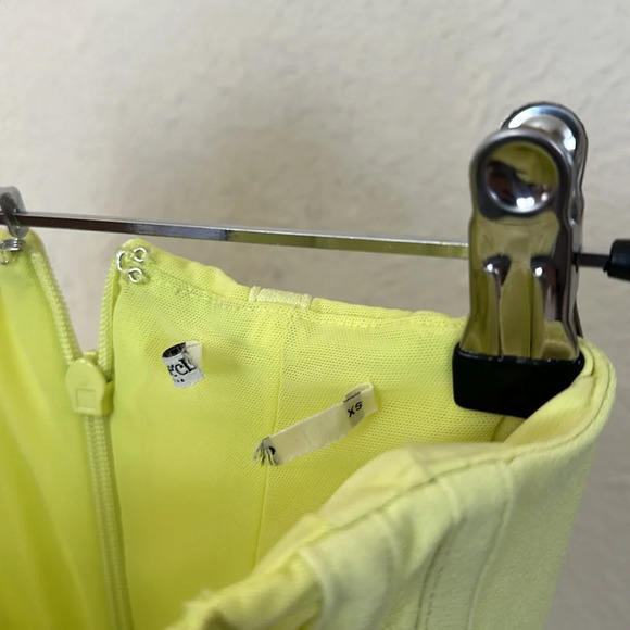 House of CB Lucila Neon Strapless Corset Midi Dress Size XS NWOT - Picture 6 of 16